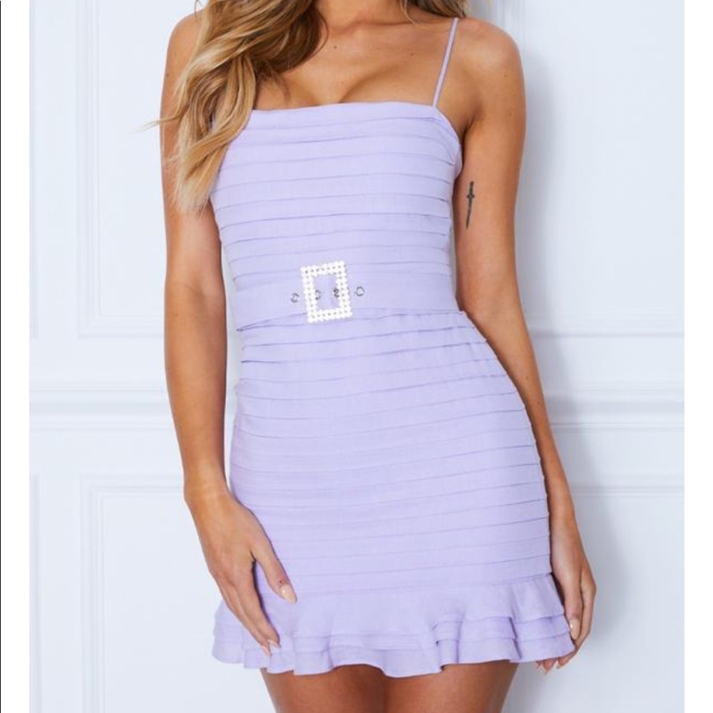 La Dolce Vita Purple Dress & Belt